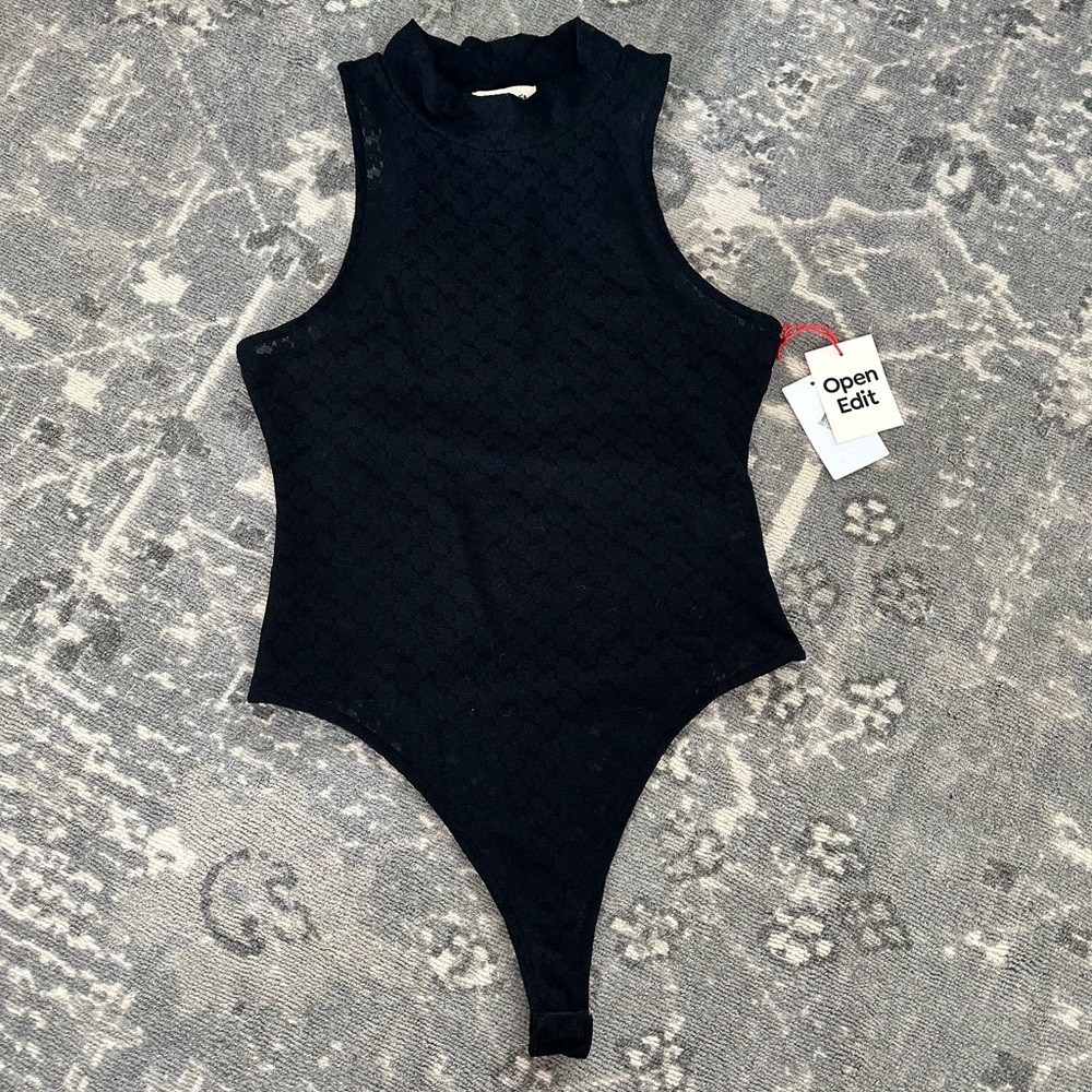NWT Open Edit lace bodysuit